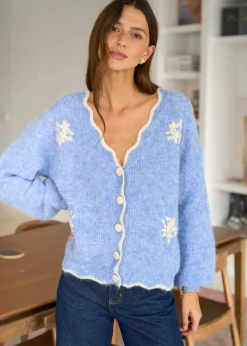 Shop Motus Boutique Gilet Léonard Bleu-GiletLéonard