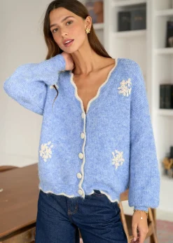 Shop Motus Boutique Gilet Léonard Bleu-GiletLéonard