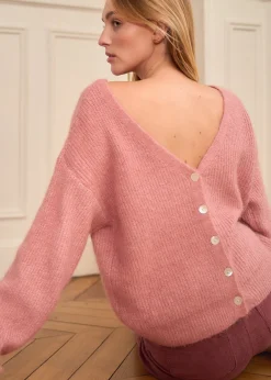 Clearance Motus Boutique Gilet Maelys VieuxRose-GiletMaelys