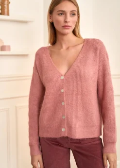 Clearance Motus Boutique Gilet Maelys VieuxRose-GiletMaelys