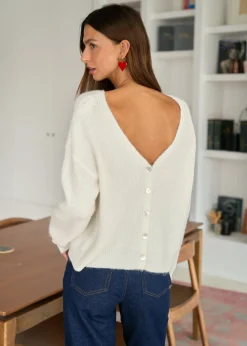 Outlet Motus Boutique Gilet Maelys Blanc-GiletMaelys