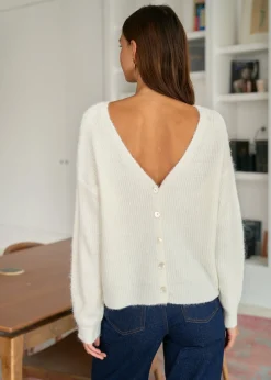 Outlet Motus Boutique Gilet Maelys Blanc-GiletMaelys