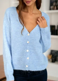 Online Motus Boutique Gilet Maelys Bleu-GiletMaelys