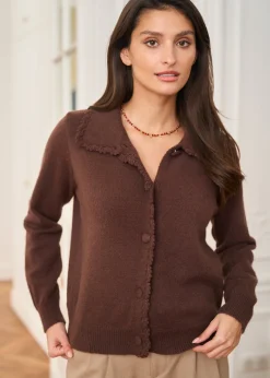 Clearance Motus Boutique Gilet Mia Marron-GiletMia