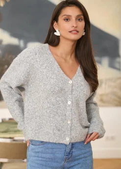 Discount Motus Boutique Gilet Myrielle Gris-GiletMyrielle