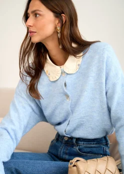 Clearance Motus Boutique Gilet Ophélia Bleu-GiletOphélia