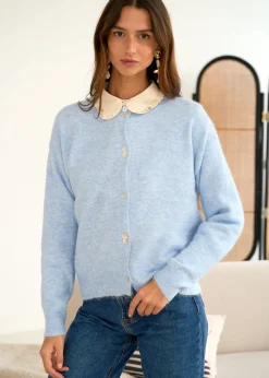 Clearance Motus Boutique Gilet Ophélia Bleu-GiletOphélia