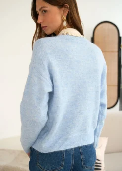 Clearance Motus Boutique Gilet Ophélia Bleu-GiletOphélia