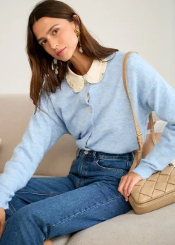 Clearance Motus Boutique Gilet Ophélia Bleu-GiletOphélia