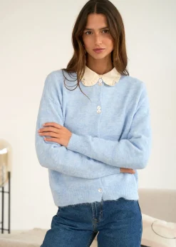 Clearance Motus Boutique Gilet Ophélia Bleu-GiletOphélia
