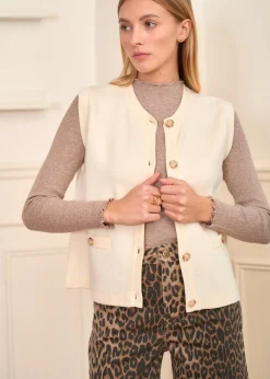 Online Motus Boutique Gilet Sienne Ecru-GiletSienne