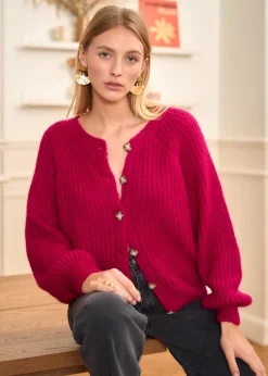 Flash Sale Motus Boutique Gilet Soho Framboise-GiletSoho