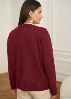 Online Motus Boutique Gilet Vera Bordeaux-GiletVera