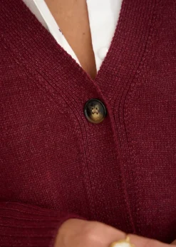 Online Motus Boutique Gilet Vera Bordeaux-GiletVera