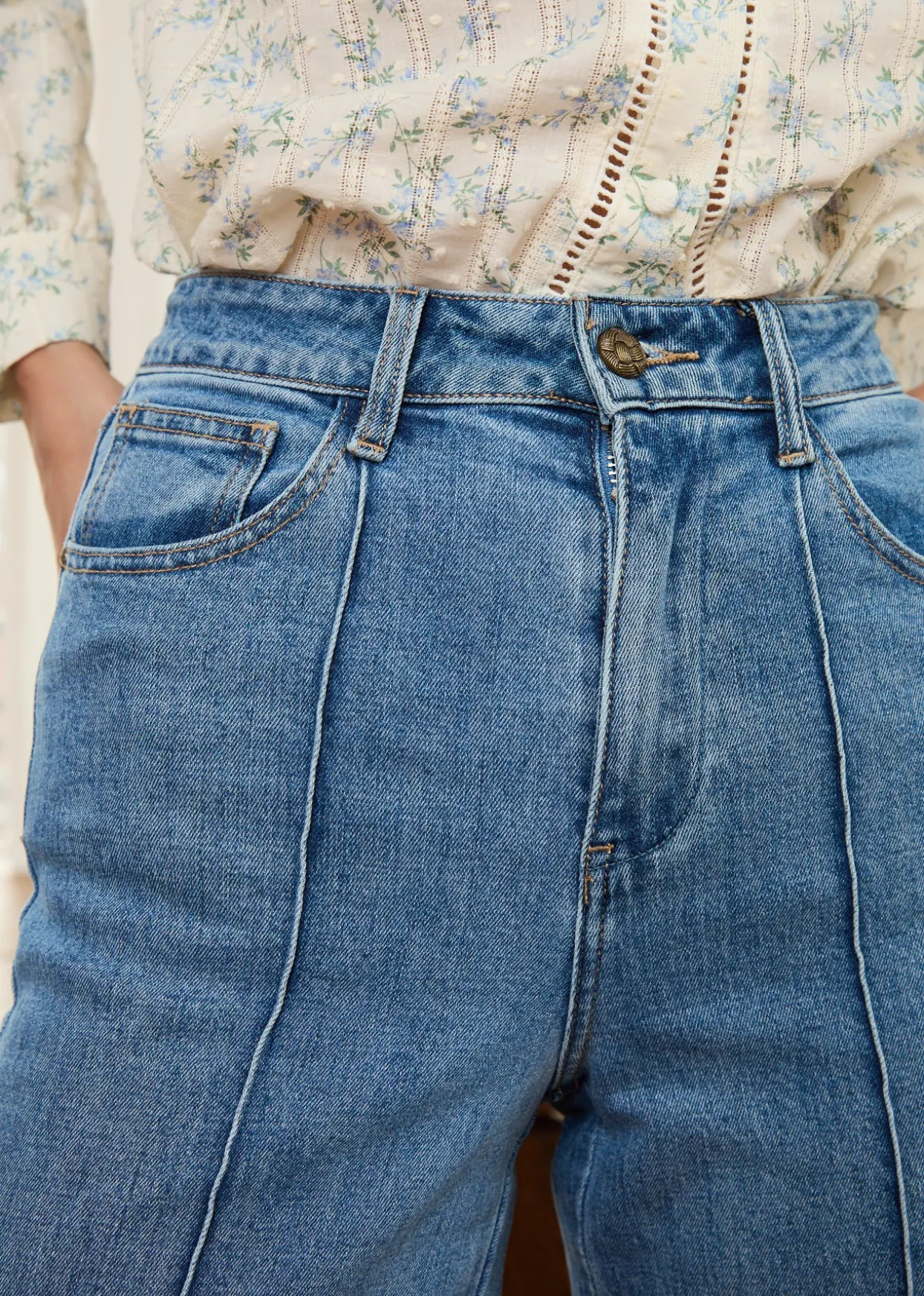 New Motus Boutique Jean Faustinette BleuClair-JeanFaustinette