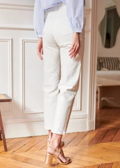 Fashion Motus Boutique Jean Solange Blanc