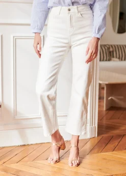 Fashion Motus Boutique Jean Solange Blanc
