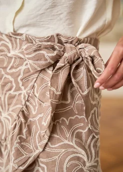 Fashion Motus Boutique Jupe Monica Taupe-JupeMonica