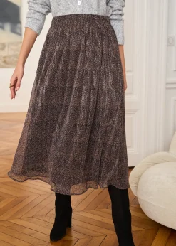 Best Motus Boutique Jupe Réjane ImpriméLéopard-JupeRéjane