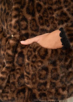 Clearance Motus Boutique Manteau Camille LéopardMarron-ManteauCamille
