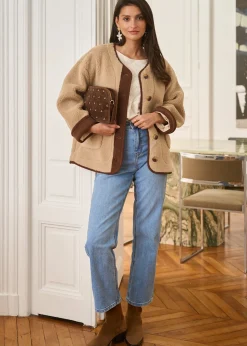 Shop Motus Boutique Manteau Isaline Beige-ManteauIsaline