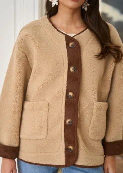 Shop Motus Boutique Manteau Isaline Beige-ManteauIsaline