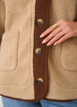 Shop Motus Boutique Manteau Isaline Beige-ManteauIsaline