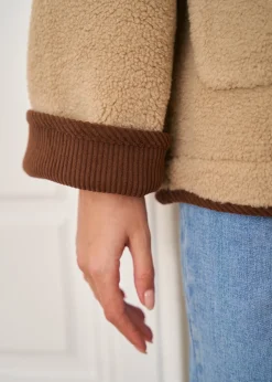 Shop Motus Boutique Manteau Isaline Beige-ManteauIsaline