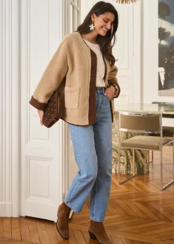 Shop Motus Boutique Manteau Isaline Beige-ManteauIsaline