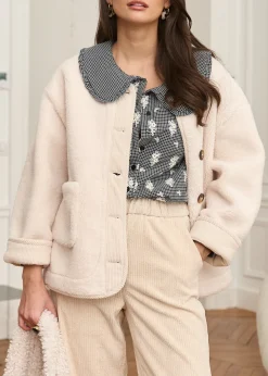 Best Sale Motus Boutique Manteau Isaline Blanc-ManteauIsaline