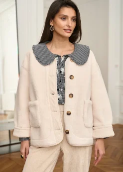 Best Sale Motus Boutique Manteau Isaline Blanc-ManteauIsaline