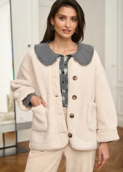 Best Sale Motus Boutique Manteau Isaline Blanc-ManteauIsaline