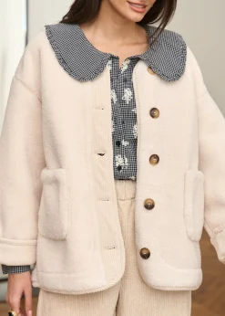 Best Sale Motus Boutique Manteau Isaline Blanc-ManteauIsaline