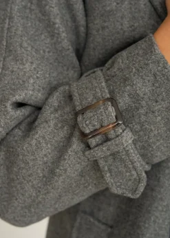Hot Motus Boutique Manteau Isia Gris-ManteauIsia