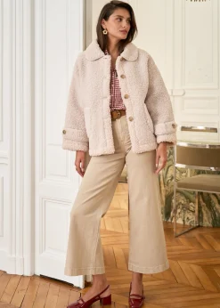 Best Motus Boutique Manteau Lison Beige-ManteauLison