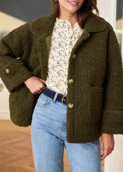 Best Motus Boutique Manteau Lison Kaki-ManteauLison