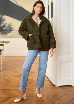 Best Motus Boutique Manteau Lison Kaki-ManteauLison