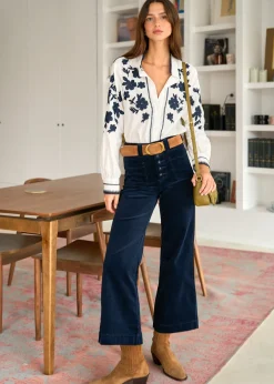 Hot Motus Boutique Pantalon Viviane Marine-PantalonViviane