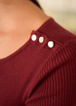 Cheap Motus Boutique Pull Alban Bordeaux-PullAlban