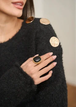 Sale Motus Boutique Pull Albane Noir-PullAlbane
