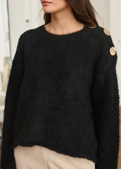 Sale Motus Boutique Pull Albane Noir-PullAlbane