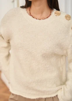 Clearance Motus Boutique Pull Albane Beige-PullAlbane