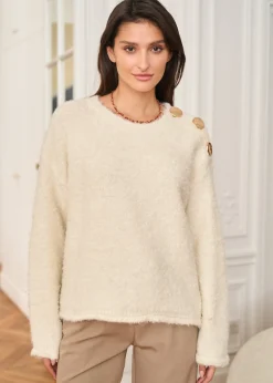 Clearance Motus Boutique Pull Albane Beige-PullAlbane