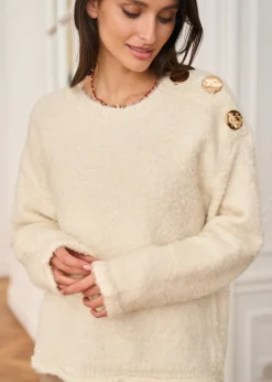Clearance Motus Boutique Pull Albane Beige-PullAlbane