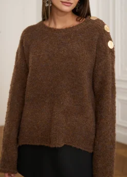 Online Motus Boutique Pull Albane Marron-PullAlbane
