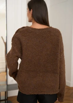 Online Motus Boutique Pull Albane Marron-PullAlbane
