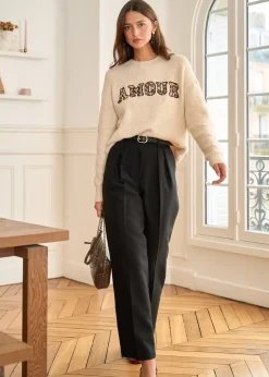 Sale Motus Boutique Pull Amour Beige-PullAmour