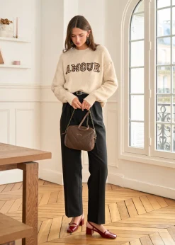 Sale Motus Boutique Pull Amour Beige-PullAmour