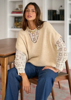Cheap Motus Boutique Pull Bernabé Beige-PullBernabé