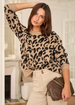 Clearance Motus Boutique Pull Blaise ImpriméLéopard-PullBlaise